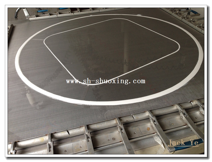 SEWCO's round screen mechanical mesh stretching machine