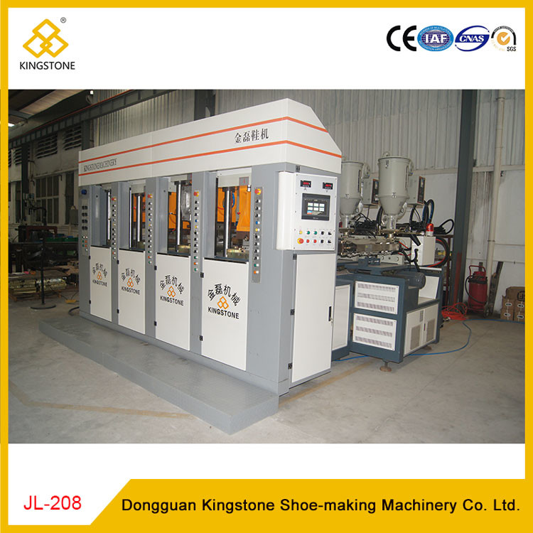 TPU TR PVC TPR Shoe Sole Making Machine for sport shoes 70-100 Pairs Per Hour And 4 Stations