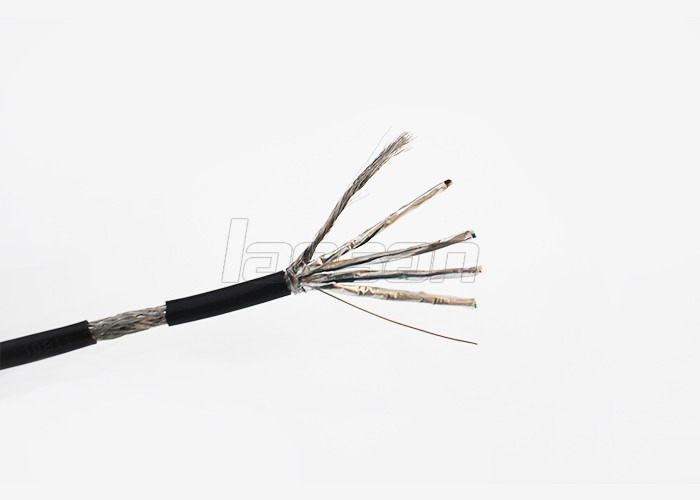 LSZH PVC PE RJ45 Connector BC or CCA CAT6A FTP Patch Cord