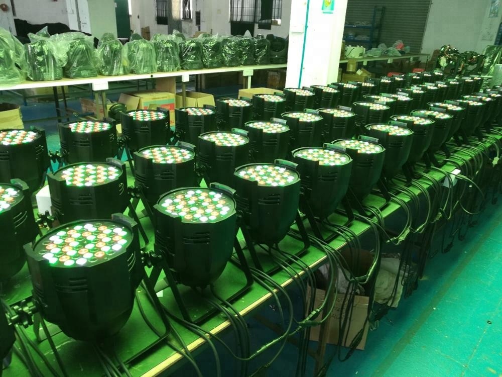 54pcs LED Par Can Lights 54*3W RGBW Uplight Par Can For Stage Garden