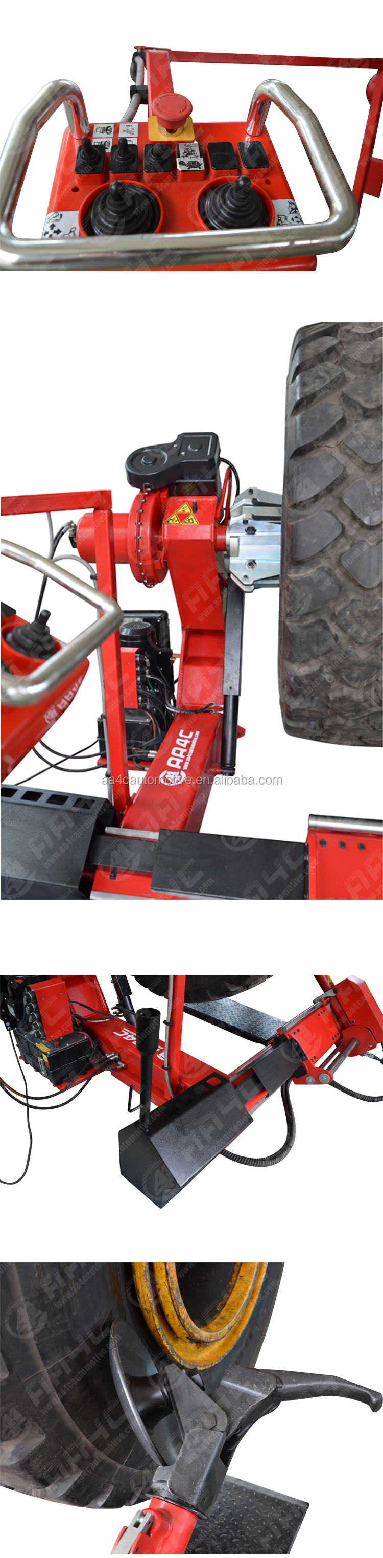 42" Full Automatic Truck Tire Changer Machine For Garage Tyre Removal Tire Service Machines