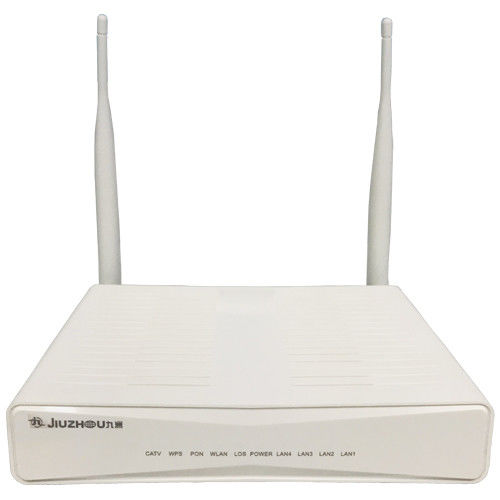2.4GHz FTTB GPON ONT Terminal With RF CATV 2 Antennas