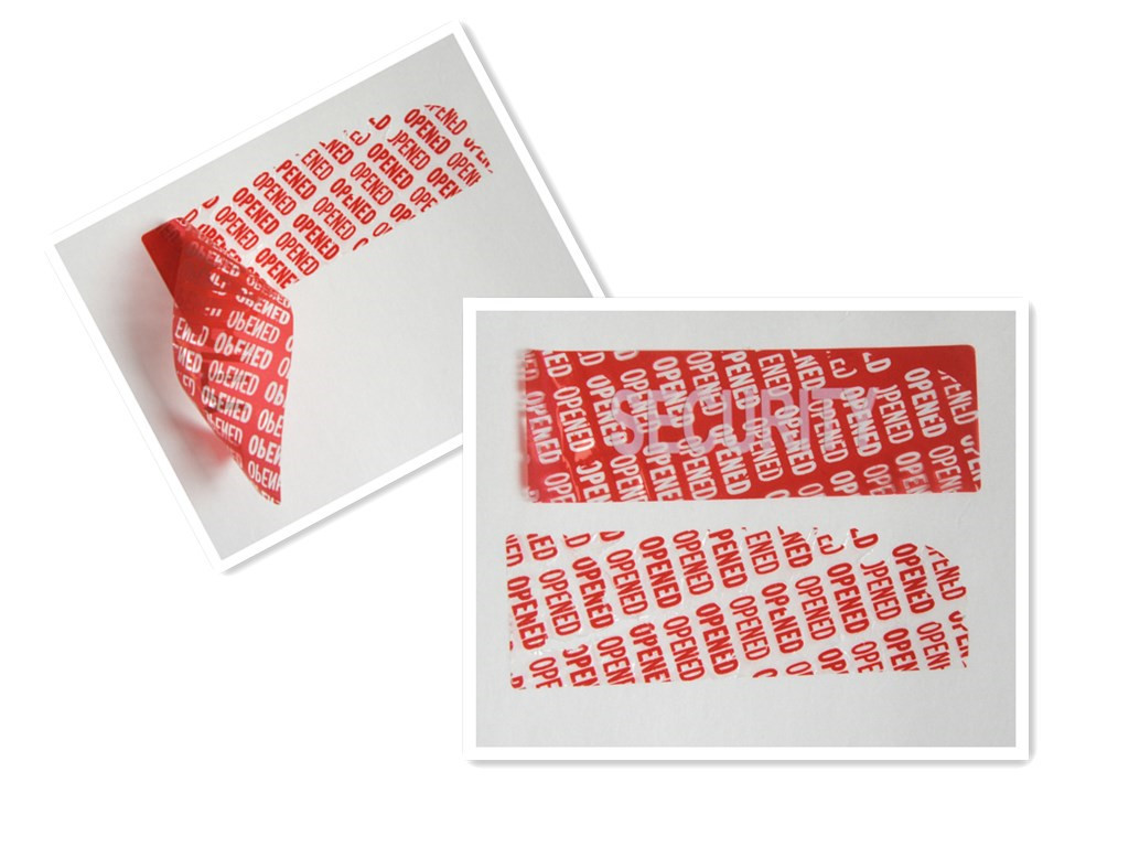 OPENVOID Customized Tamper Resistant Stickers Labels With High Residue