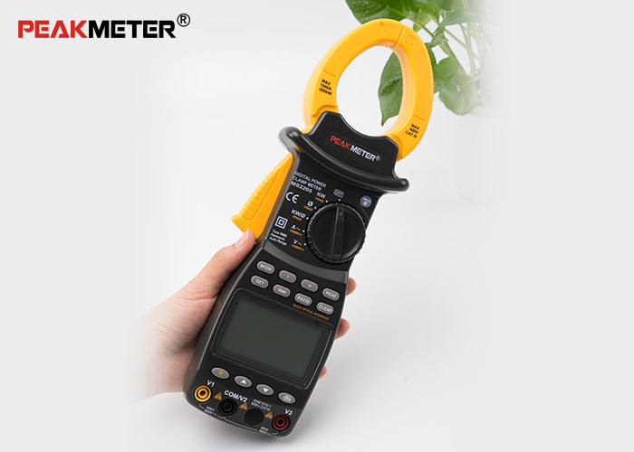 RS232 Interface Digital Clamp Meter Auto Range For Distribution Box System