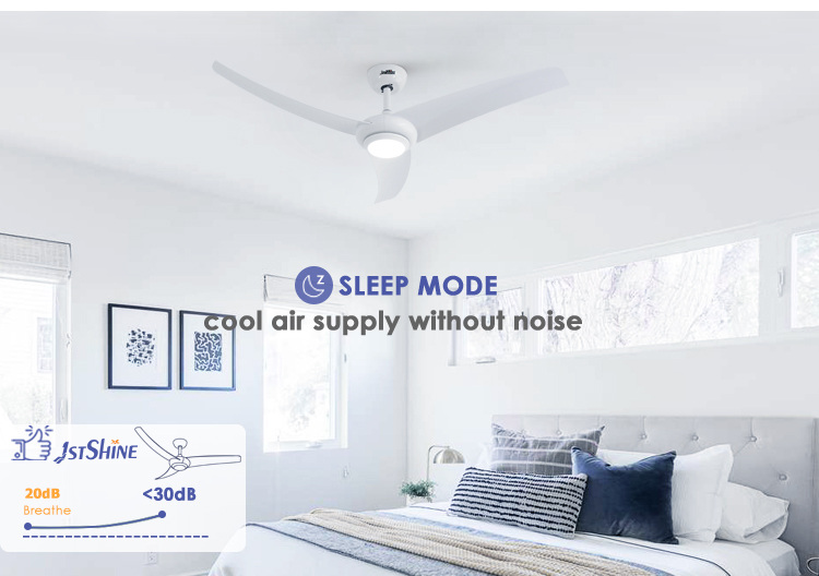 Effortless Home Upgrade with 3 ABS Plastic Blades LED Ceiling Fan and Stylish Design