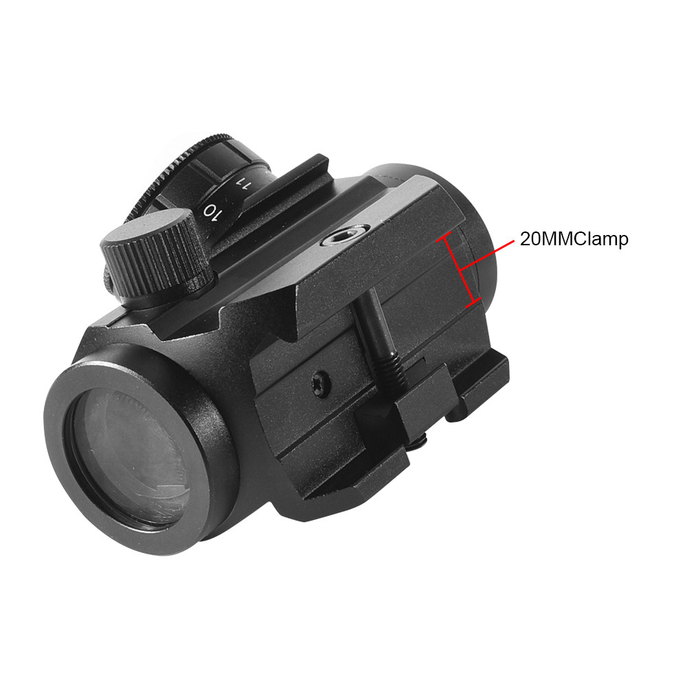 1x22mm Heighten Rail Holographic Red Dot Sights Telescope Riflescope T1 Micro Dot Sight