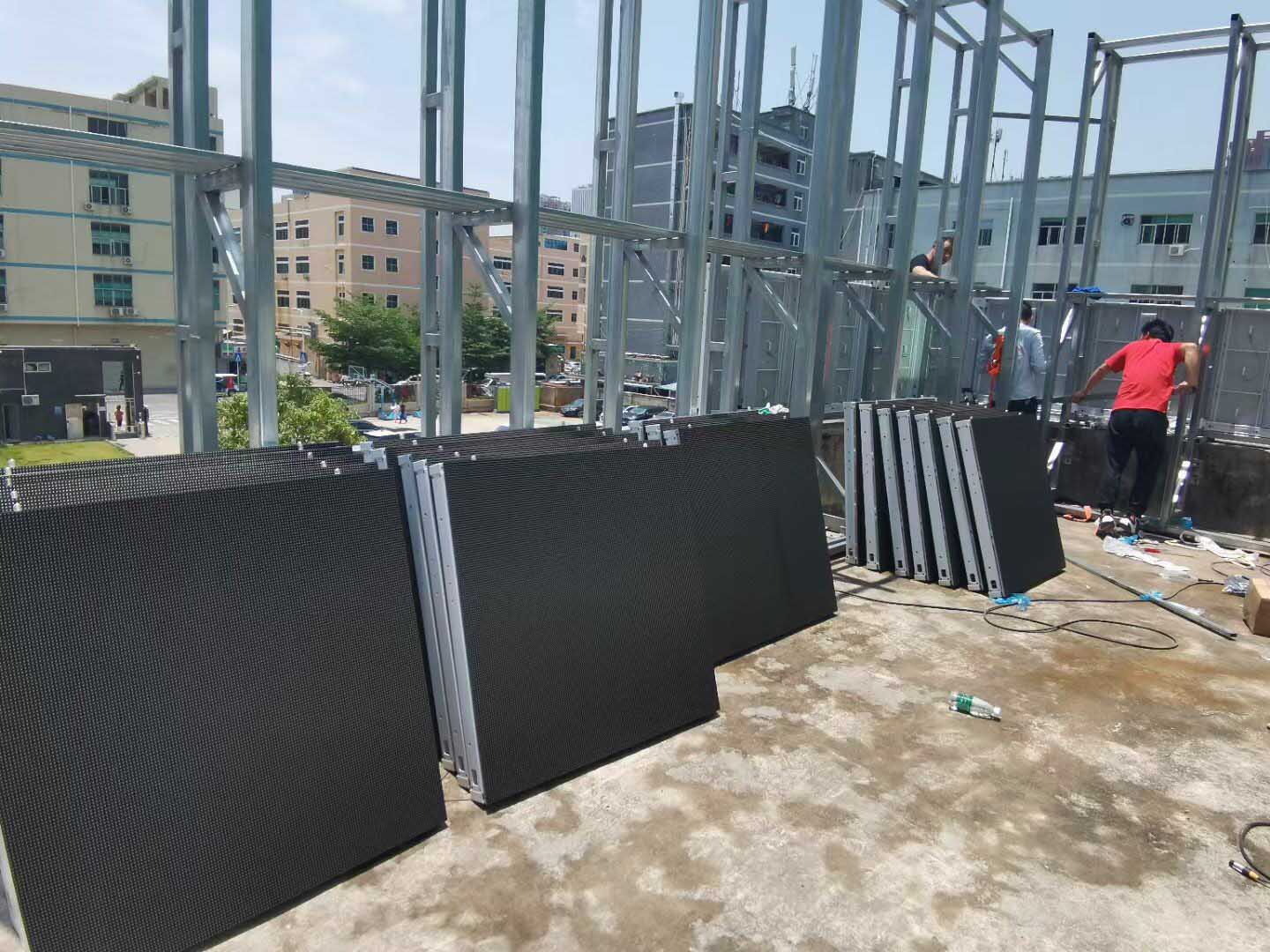 outdoor p10 fixed led display