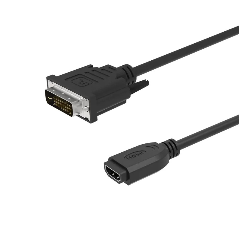 HDMI to DVI 24+1 Cable HDMI 2.0 Cord Compatible for Portable Monitor HDTV Camera Projector Laptop Computer