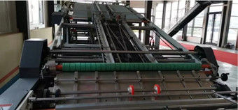 Corrugated Automatic Flute Laminator Machine 5 Ply Paper Plates Making