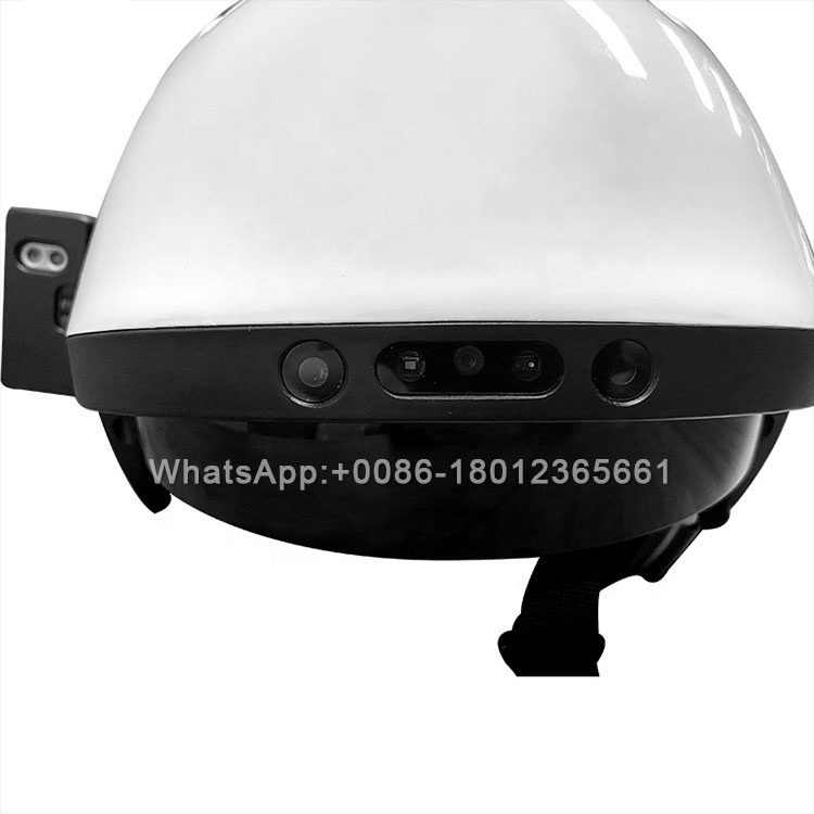 AI Thermal Imaging Policy Smart Temperature Measuring Helmet