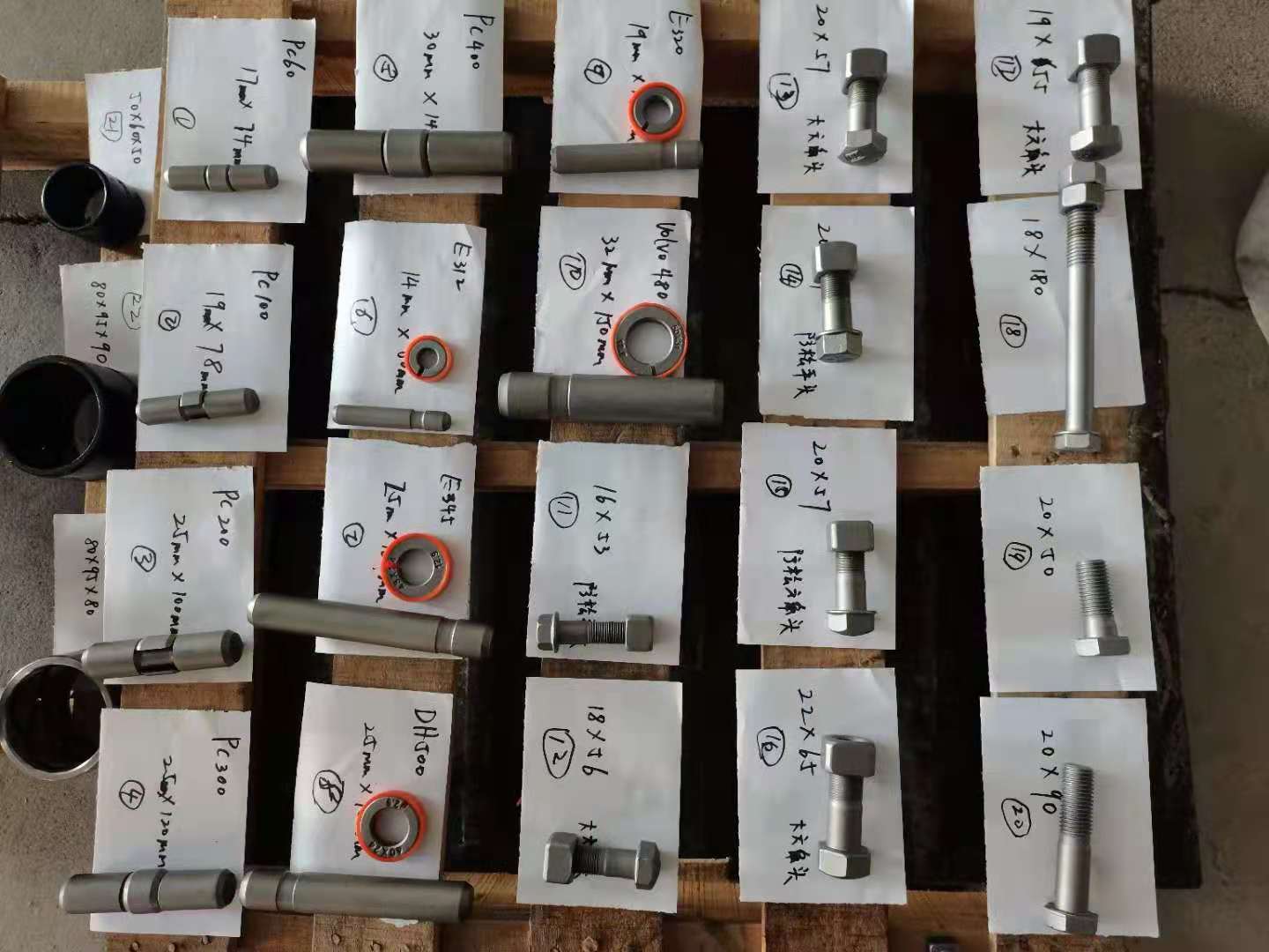 Diamond NBLF spare parts bucket pin lock pin for PC 200 PC 300 PC 400 teeth pin for Excavators bucket