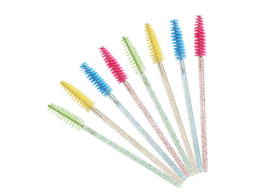 Glitter Eyelash Extension Accessories Crystal Mascara Wands Brush