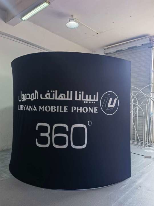 Party Wedding Events 360 Photo Booth Backdrop With Colorful Light