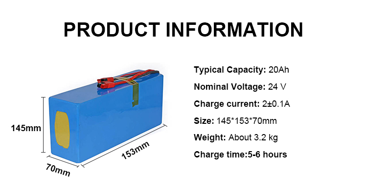 OEM / ODM Electric Bicycle Battery Pack 18650 Lithium Ion Battery 24v 20ah