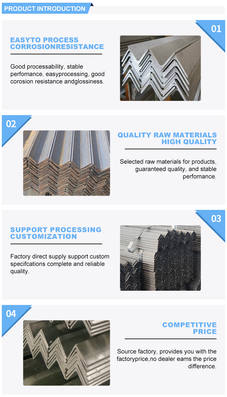 Non-Alloy Customized Angle Steel 40*40*5 for Welding Welding and Customized Requirements