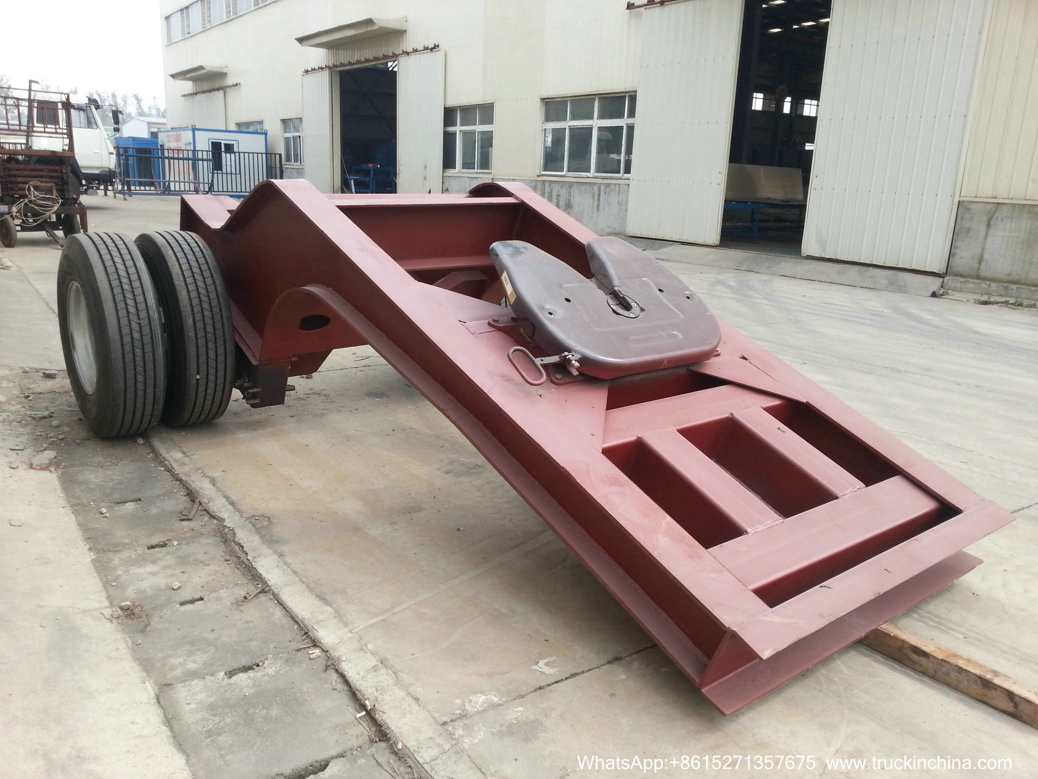 Gooseneck Lowbed Trailer Dolly for Heavy Duty Heavy Machine Lowbed Semi Trailer 80 ton 100Ton WhatsApp:8615271357675