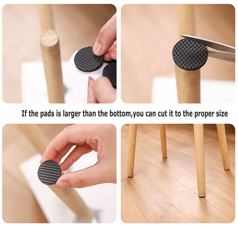 4mm Square Double Sided Foam Tape , Foam Rubber Pads For Furniture Protect