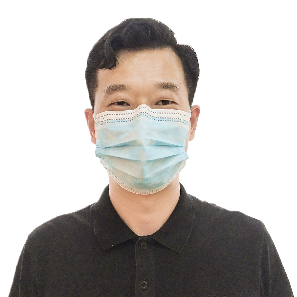 Healthcare Medical Disposable Face Mask , 3 Ply Non-Woven Face Mask
