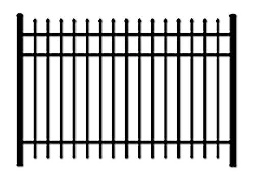 Hot Dipped Galvanized 2100x2400mm Steel Tubular Fencing For Security