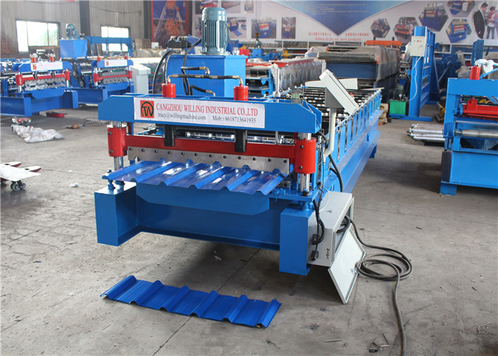 Automatic Cold Steel Corrugated Iron Sheet Roofing Tile Making Roll Forming Machine For Building Materials Machinery