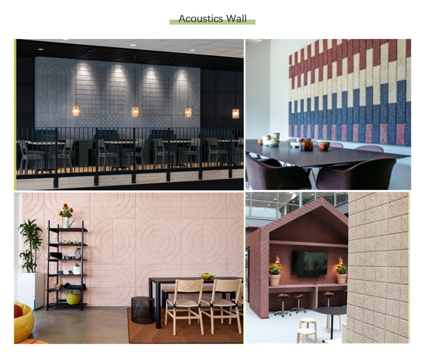 Professional ECO- Friendly KTV Decorate Fiber Cement wood wool wall panels For Building Noiseproof