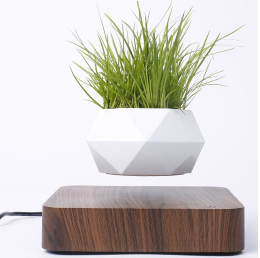 new factory wholesale magnetic levitation air bonsai pot tree planters