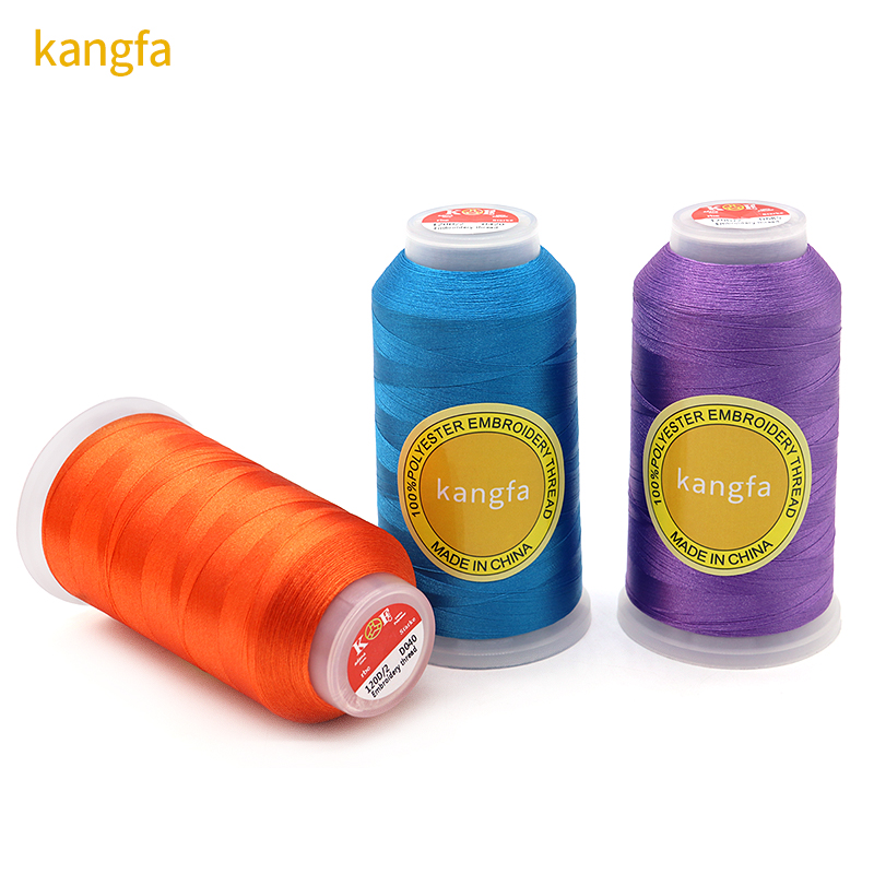 5000m 160g Mercerized Embroidery Thread for Embroidery Machine 150D/2 100% Polyester