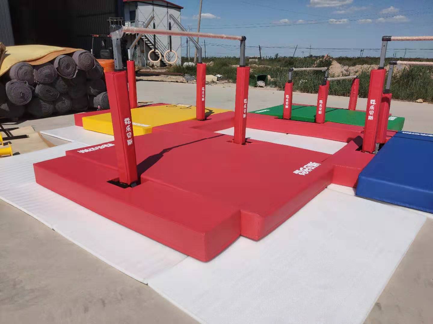 End Professional Horizontal Bar Hanging Ring for High and Low Bar Combination Custom Size