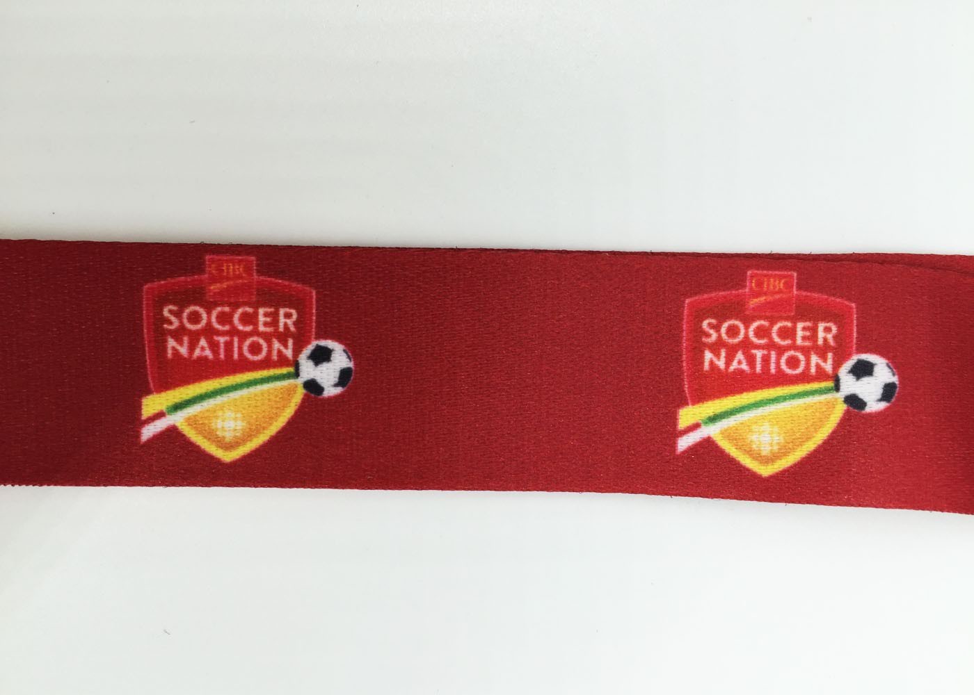 Durable Yellow Trade Fair Dye Sublimation Lanyards With Breakaway Safety Feature