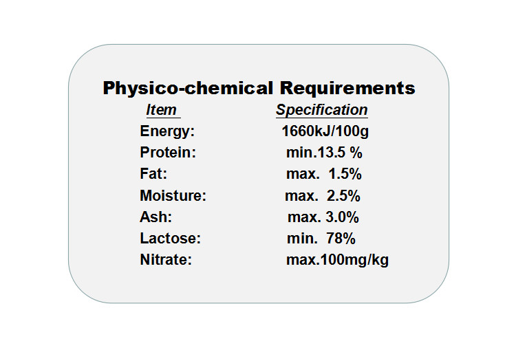 D90 Grade 25kg Edible Grafde Demineralized desalted Goat Milk Whey Powder