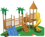 Adventure Childrens Wooden Outdoor Play Equipment Staticproof Skidproof