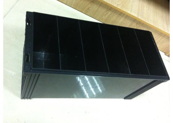 Lead Acid Battery Housing / Injection Moulding Service / Six Battery Cavities /