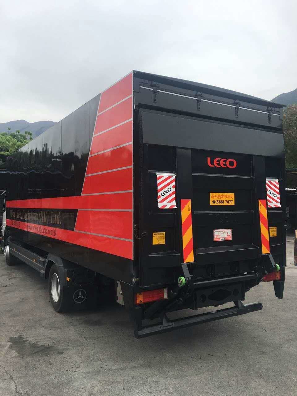 Hydraulic DC24V Vehicle Tail Lift 1500KG Aluminum Liftgate For Box Truck