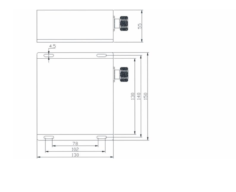Network 50W Black IBS Components Finned Termination Low VSWR Wireless Applications