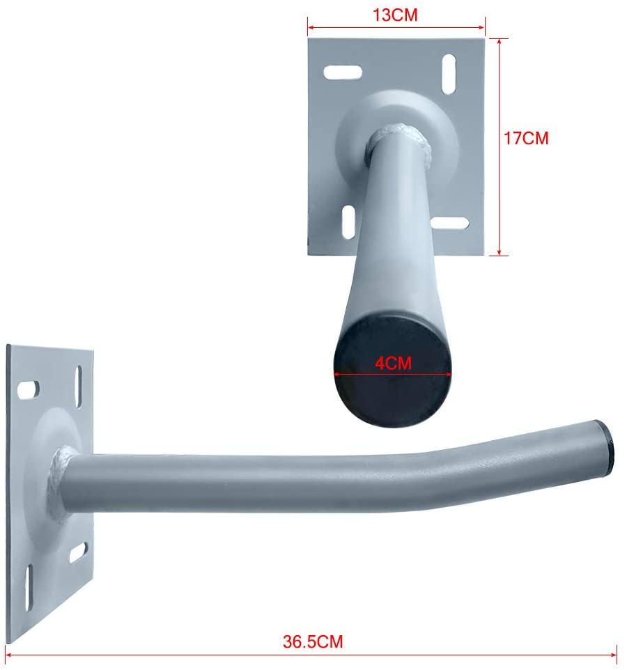 27*5*9 cm Heavy Duty Garage Wall Mountable Tire Storage Rack Hooks 4 Piece Set Durable