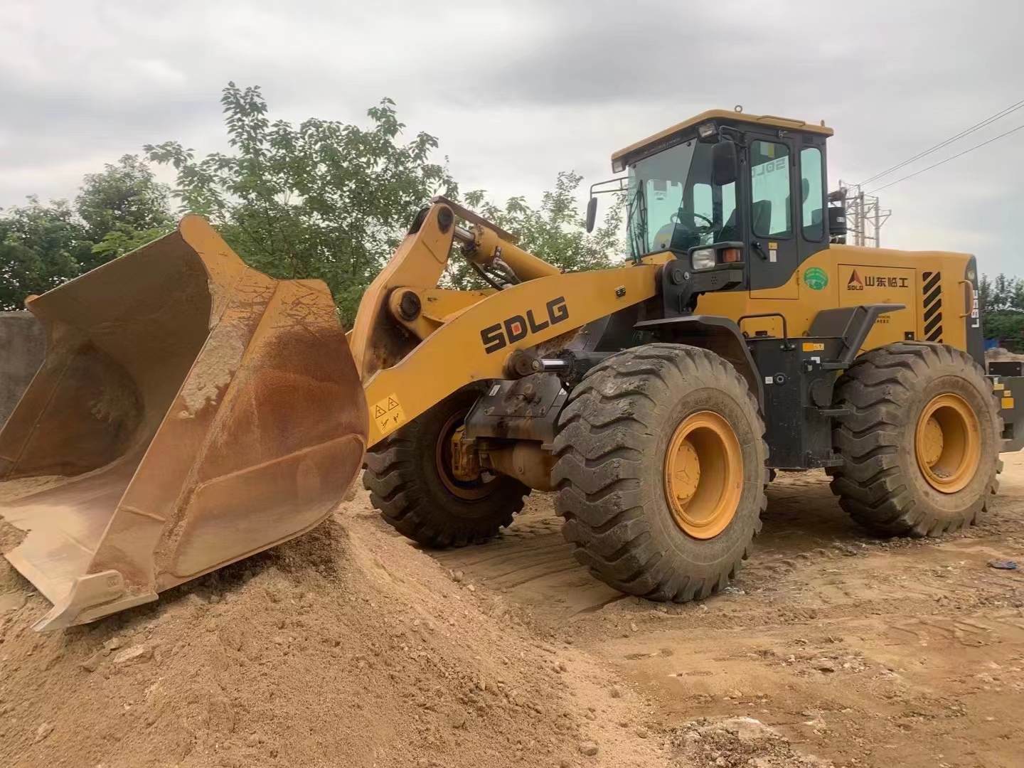SDLG LG956L Used Mini Wheel Loader 2.8m3 Bucket with Hydraulic Pump