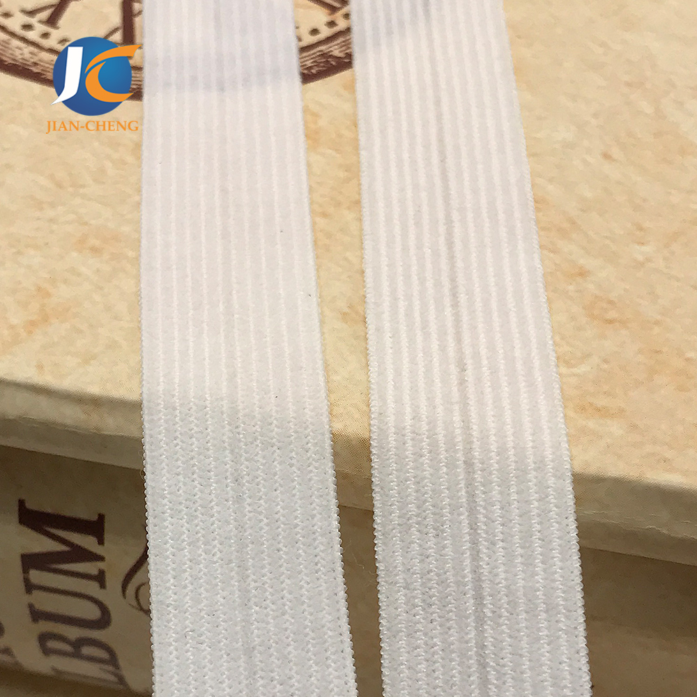 Underwear Nylon Polyester Webbing Spandex Elastic Waist Band , Breathable Soft Bulk Elastic Band Webbing