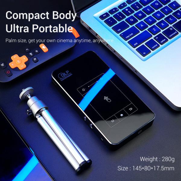 Best Selling Android DLP Video Projector DLP 4K Smart Portable Short Throw Multimedia Mini Pocket Projector