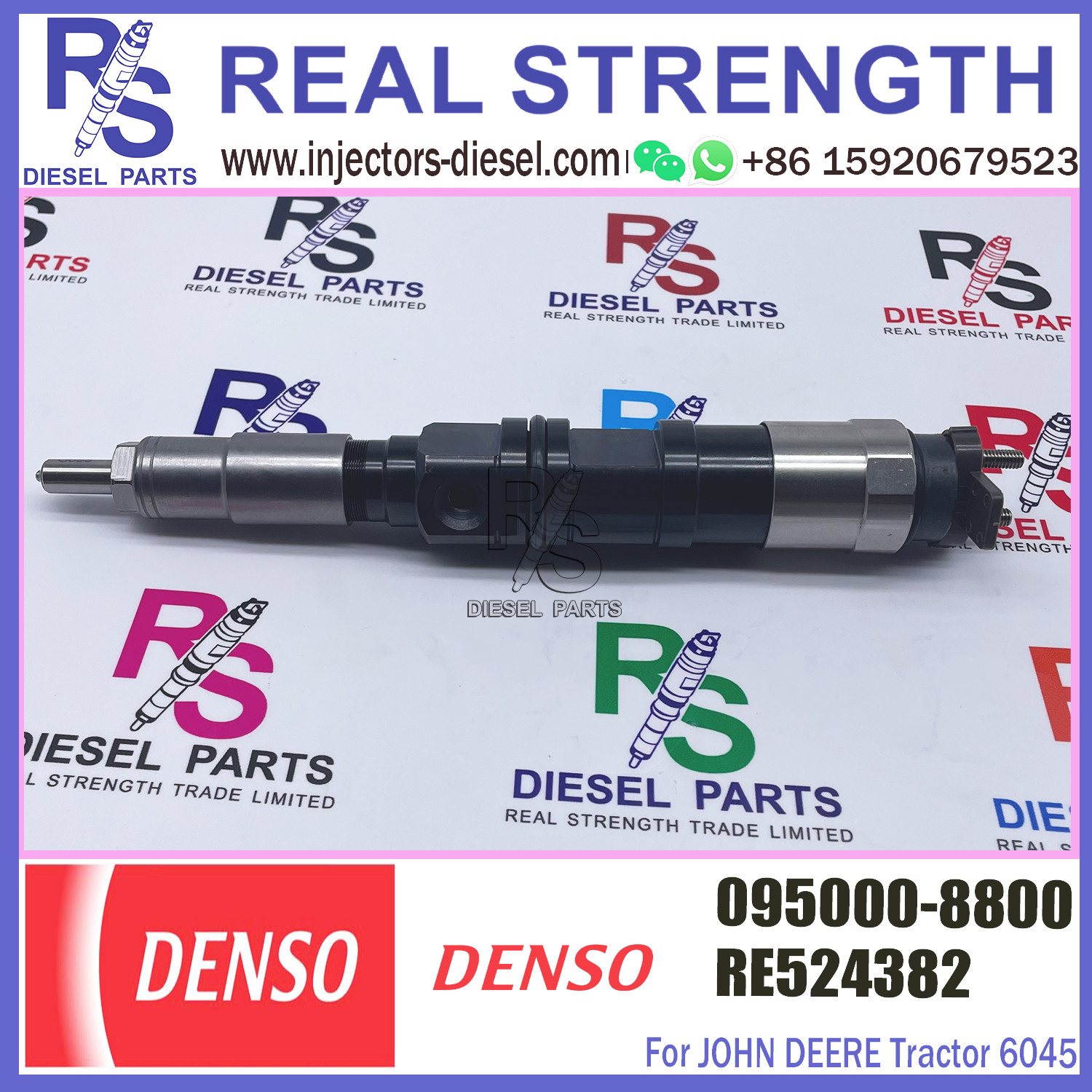 Common rail injector 095000-6490 095000-6491 095000-6492 095000-8800 095000-8801 RE546781 RE524382 RE5291