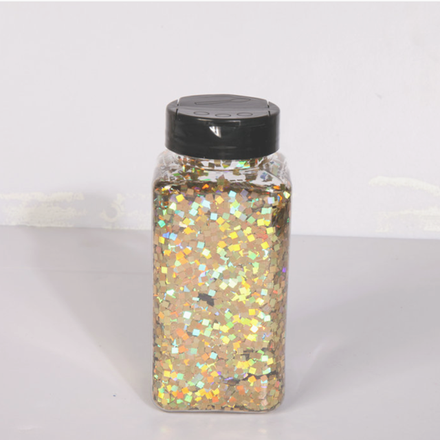 European Regional Feature Empty Plastic Glitter Shakers for Decoration