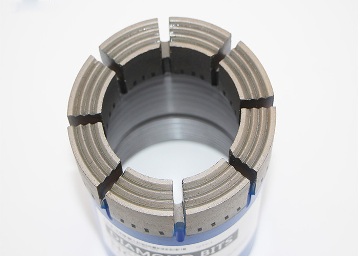 NQ Impregnated Core Drilling Tools 47.75mm Diamond Bit Drill Bit ISO9001