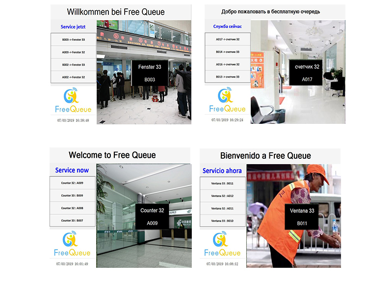 Simple and practical wireless queue management pager system for bank hospital
