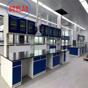 Buy cheap Good quality Metal Structure chemical Resistance Durable Laboratory Workstation Lab Bench For Sale product