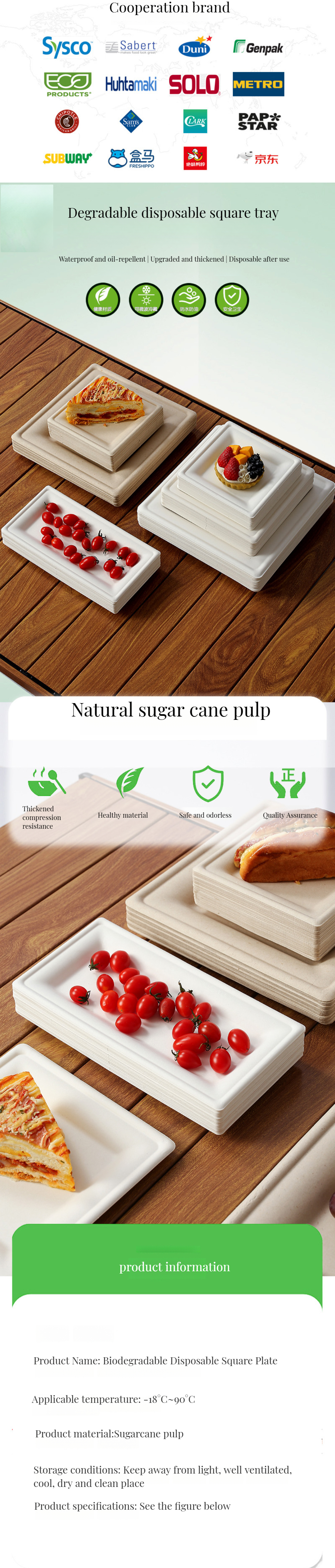 Upgrade Your Dining Experience with Biodegradable Bagasse Disposable Dinnerware Set