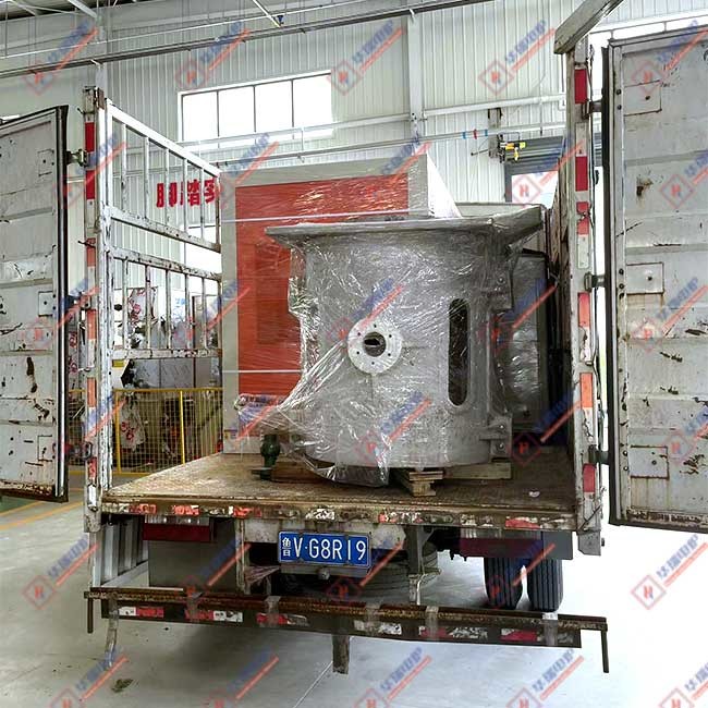 High Safety Aluminum Shell Iron Melting Induction Furnace Energy Saving