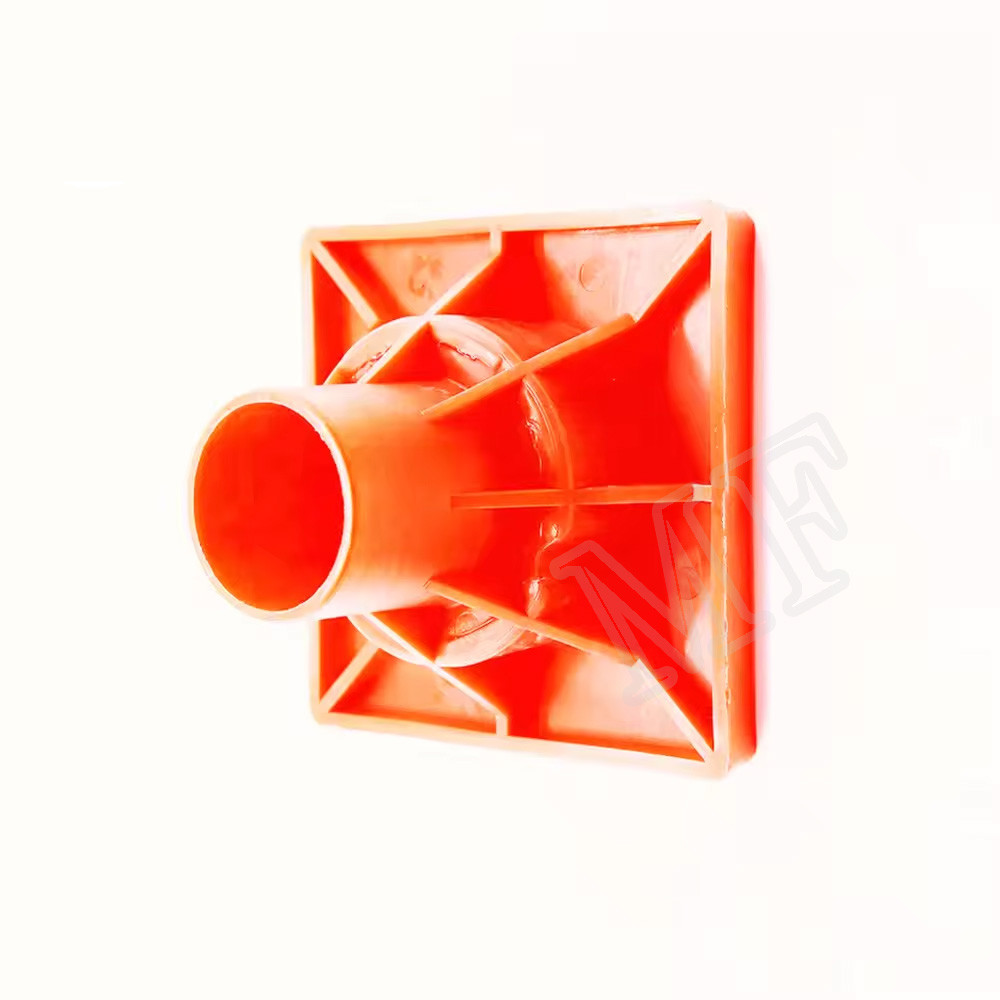 Orange Square Plastic Rebar Safety Caps The Essential Safety Gear for Construction