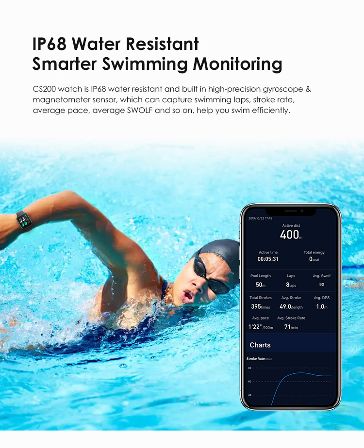 Rubber Band Bluetooth TFT Waterproof Sport Smart Watch