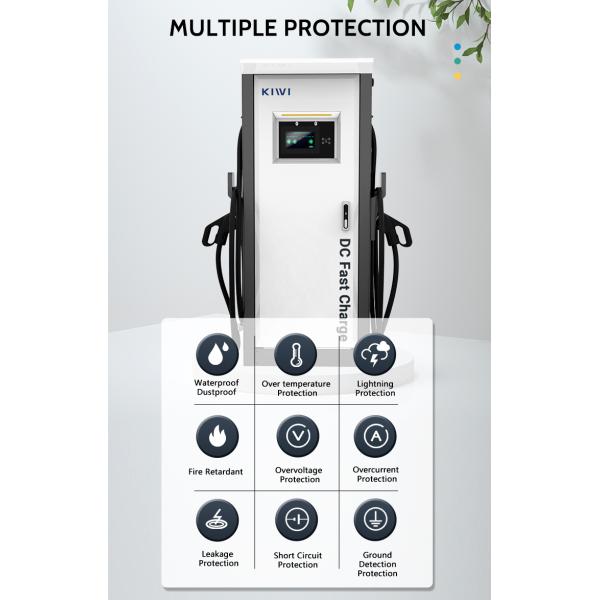 120kW CCS2 Type2 Ocpp1.6 Electric Car Charging Station for Fast Commercial DC EV Charger
