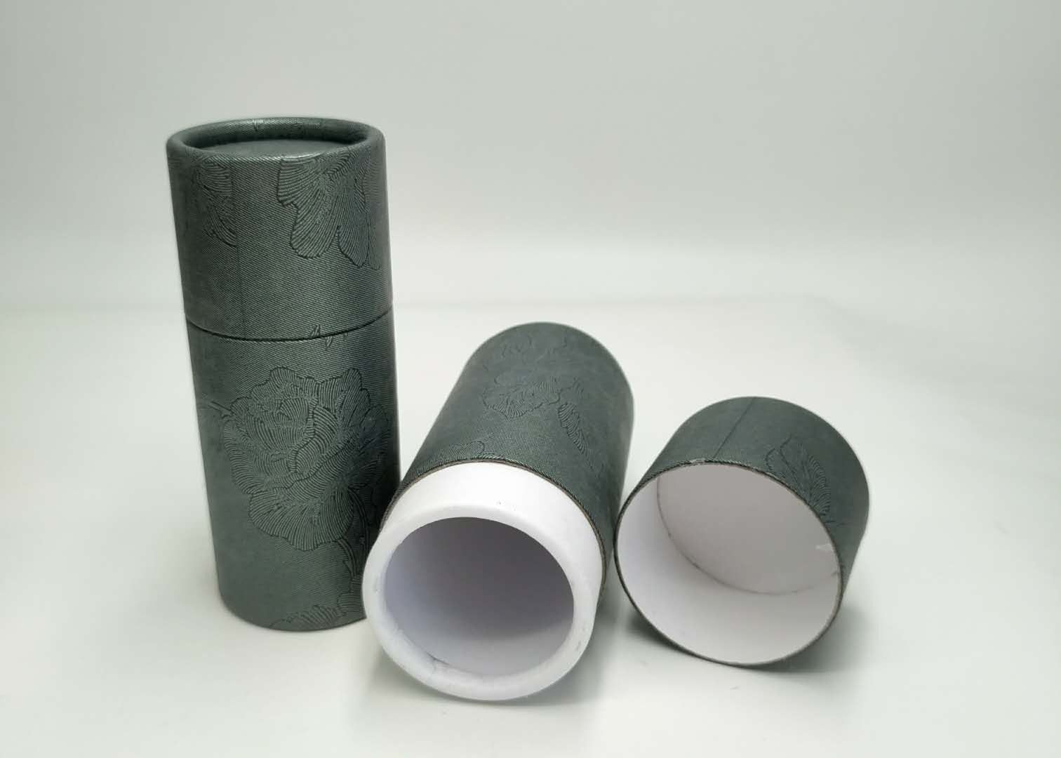 Cardboard Cylinder Paper Box Packaging Round / Customized Shape 350g