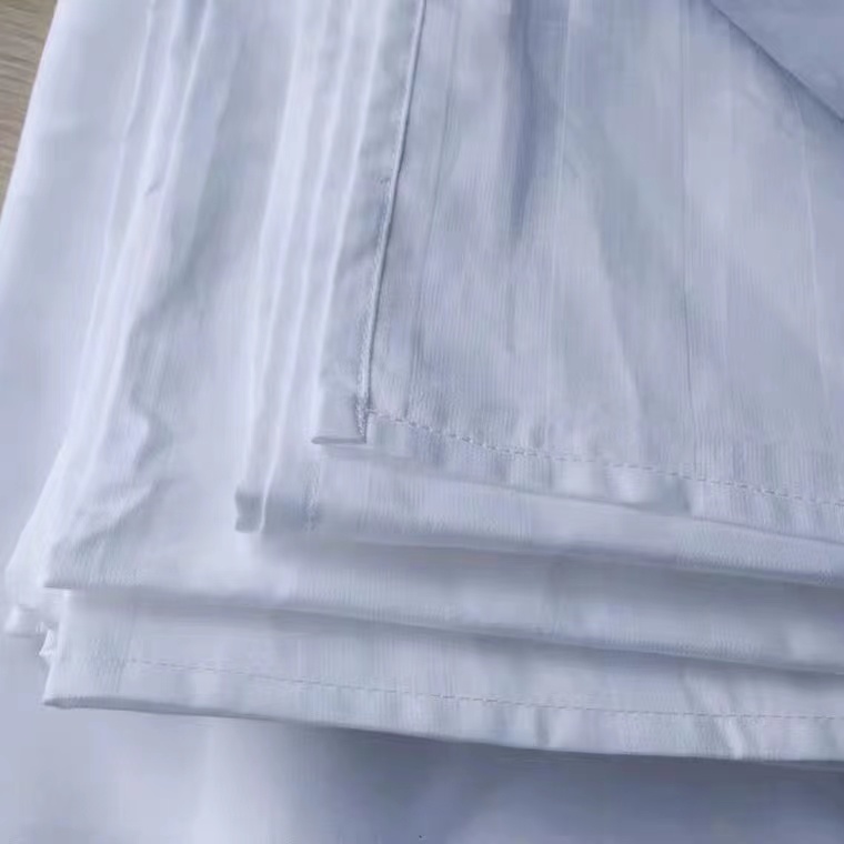 Customized Hospital Medical Fitted Bedding Set Solid Striped 100% Cotton Fabric 3 Piece
